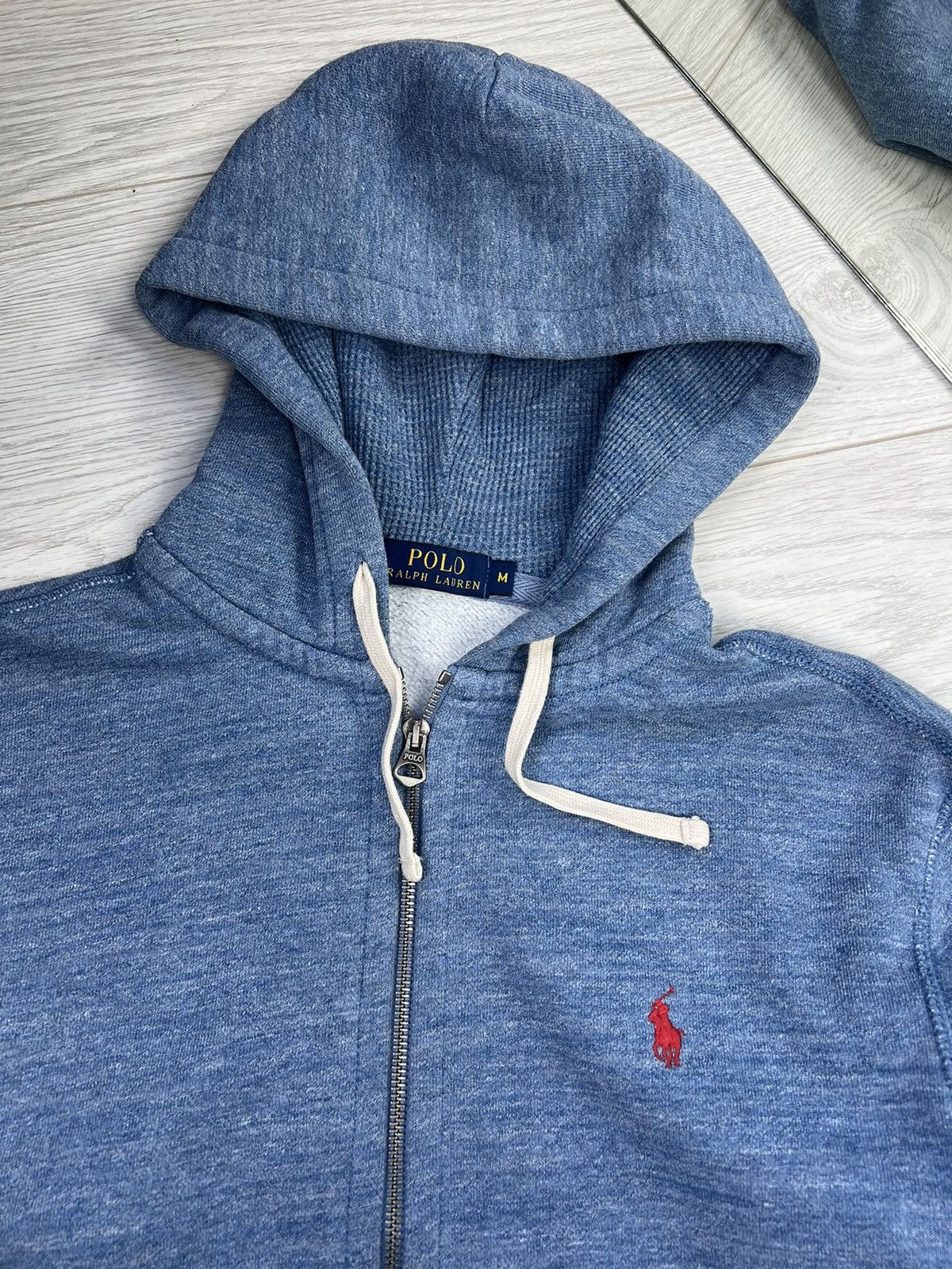 Polo Ralph Lauren × Vintage Vintage Polo By Ralph Lauren Navy Zip Up Hoodie Size US M / EU 48-50 / 2 - 6 Thumbnail