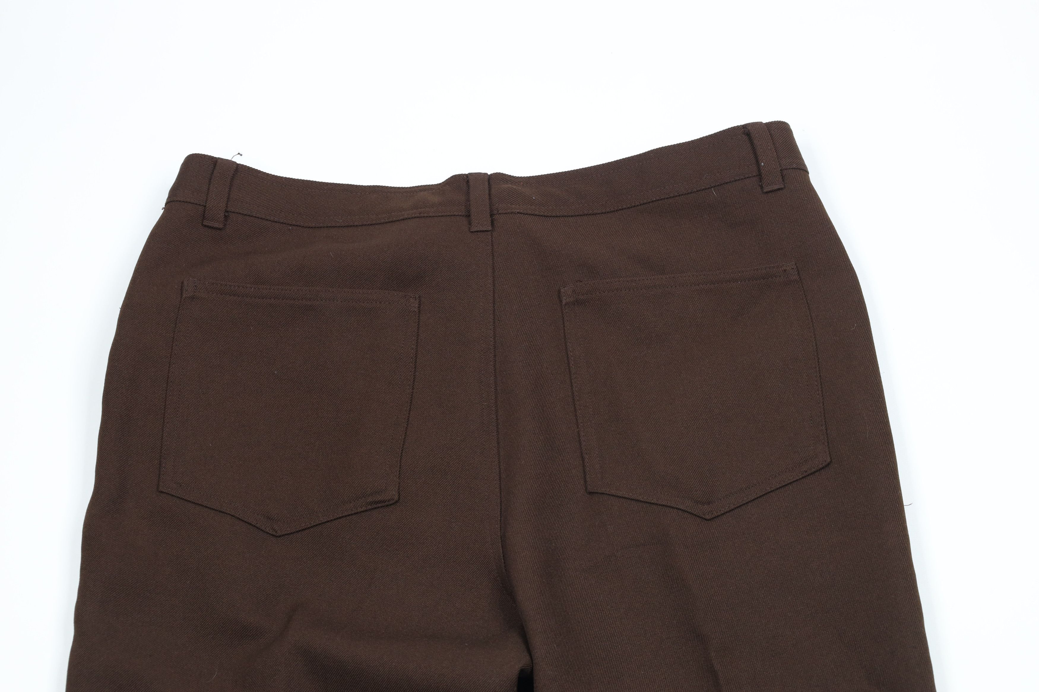 Vintage Vintage 90s Streetwear Wide Leg Chino Pants Brown Polyester Size US 36 / EU 52 - 11 Thumbnail