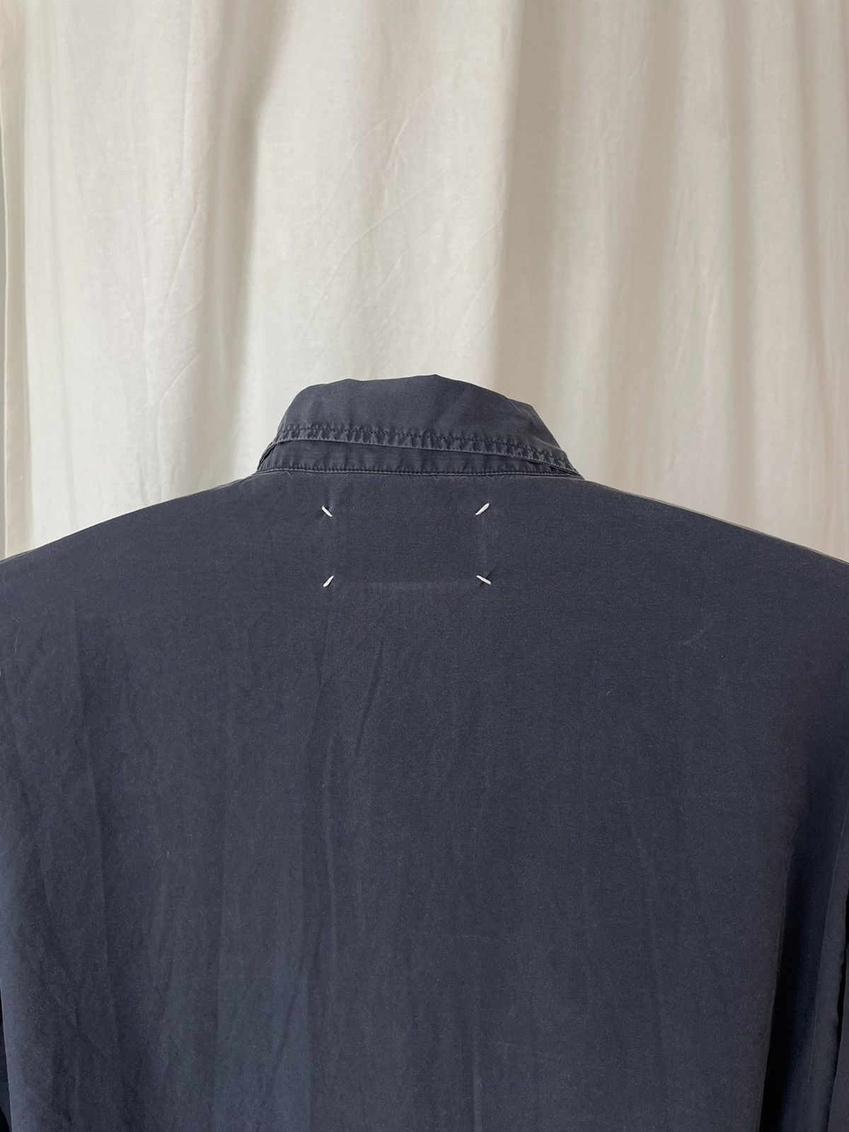 Martin Margiela Vintage Navy Blue Cotton Shirt 50 Size