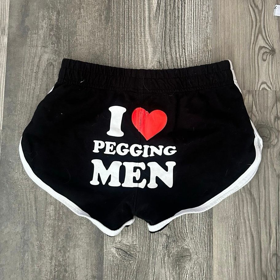 Other nowhere fast pegging graphic booty mini shorts rare Size 26" / US 2 / IT 38 - 1 Thumbnail