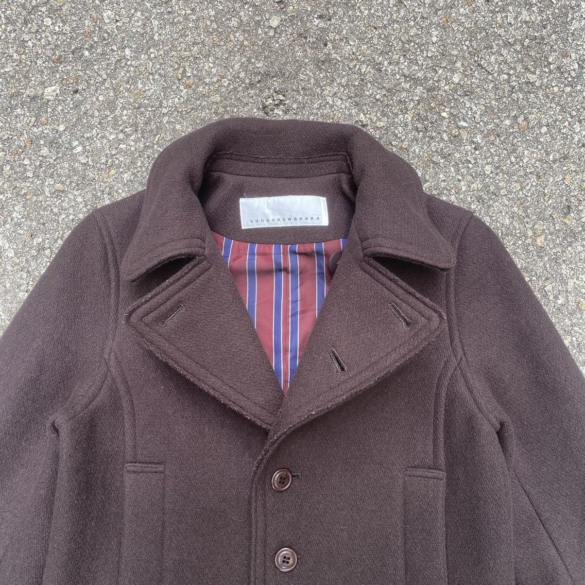 Issey Miyake × Japanese Brand Sunao Kuwahara by Issey Miyake Wool Coat Dark Brown Size US M / EU 48-50 / 2 - 4 Thumbnail