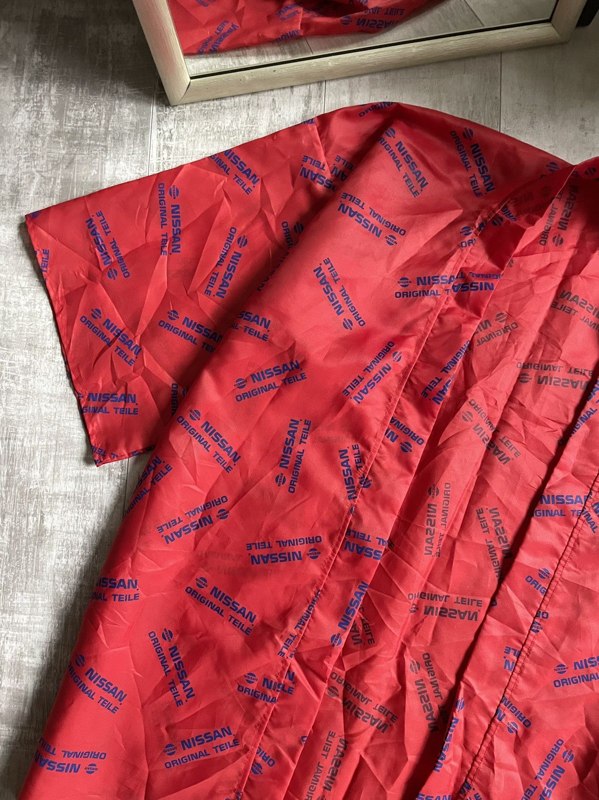 Japanese Brand × Vintage 90’s Nissan Vintage Racing Raincoat Japan Style Monogram Size US XXL / EU 58 / 5 - 5 Thumbnail