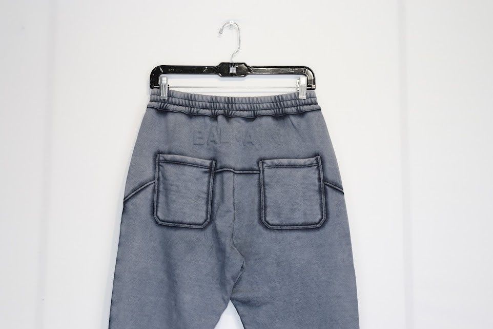 Balmain o1rshd1 Bike Drawstring Jogger / Sweatpants in Blue Size US 30 / EU 46 - 7 Thumbnail