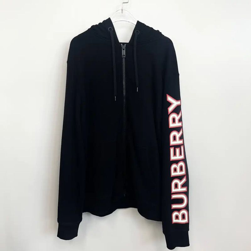 Burberry Burberry Black Women's Hoodie with Logo Size L / US 10 / IT 46 - 1 Thumbnail