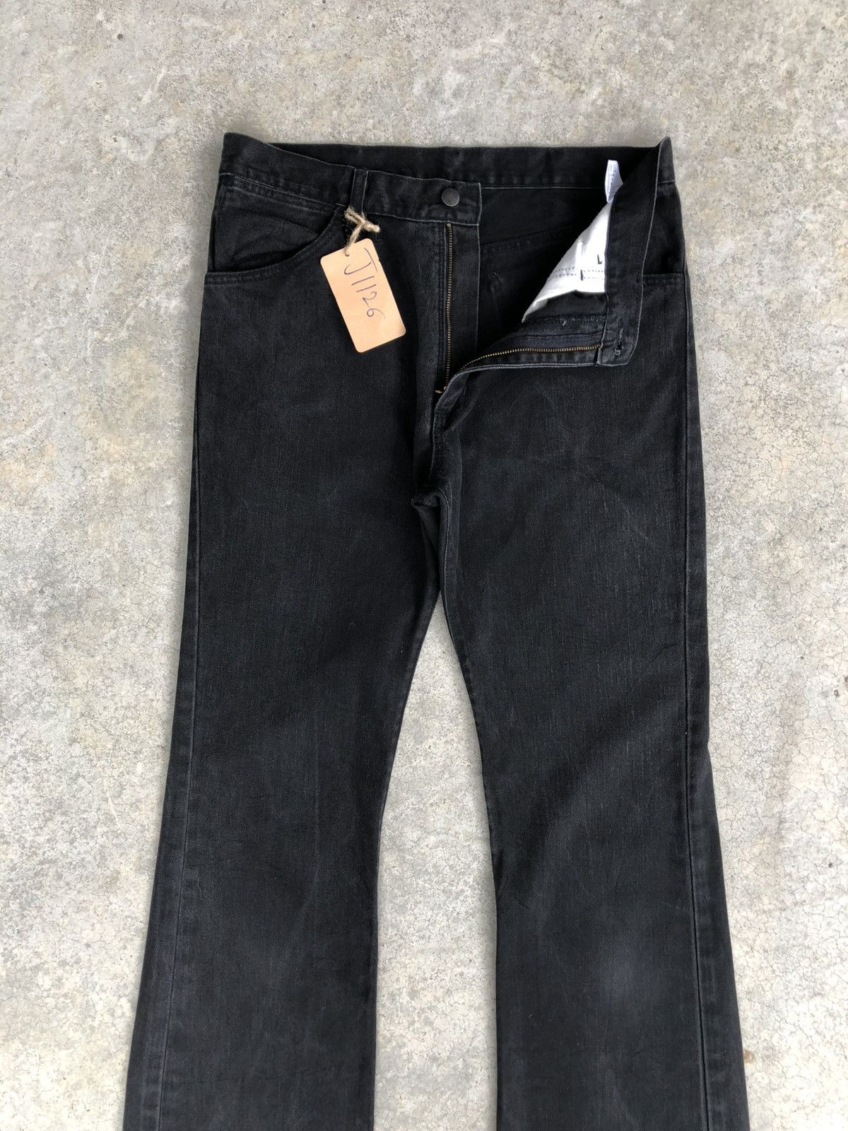 If Six Was Nine Y2k Wrangler Flared Jeans Distressed Jeans Size US 32 / EU 48 - 3 Thumbnail