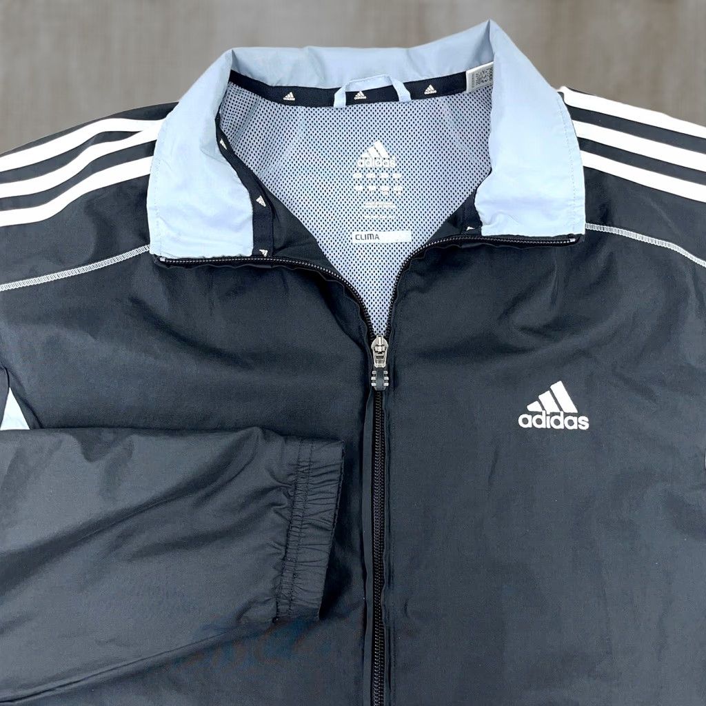 Adidas Adidas Jacket Men L Black Windbreaker Clima Proof 3 Stripes Size US L / EU 52-54 / 3 - 1 Thumbnail
