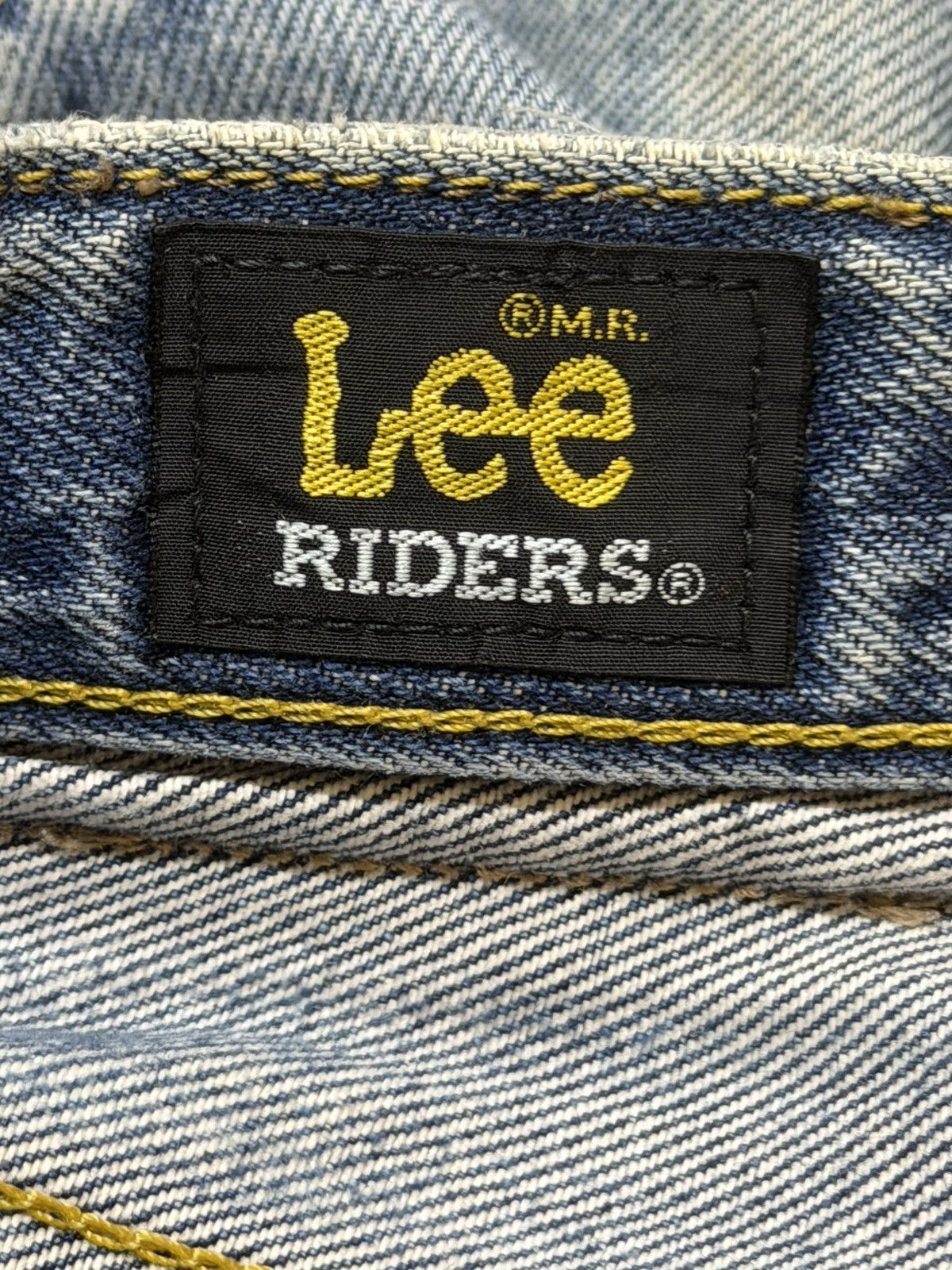 Lee Vintage 90s Lee Rider Mud Wash Faded Whiskers Wide Leg Flare Size 26" / US 2 / IT 38 - 8 Thumbnail