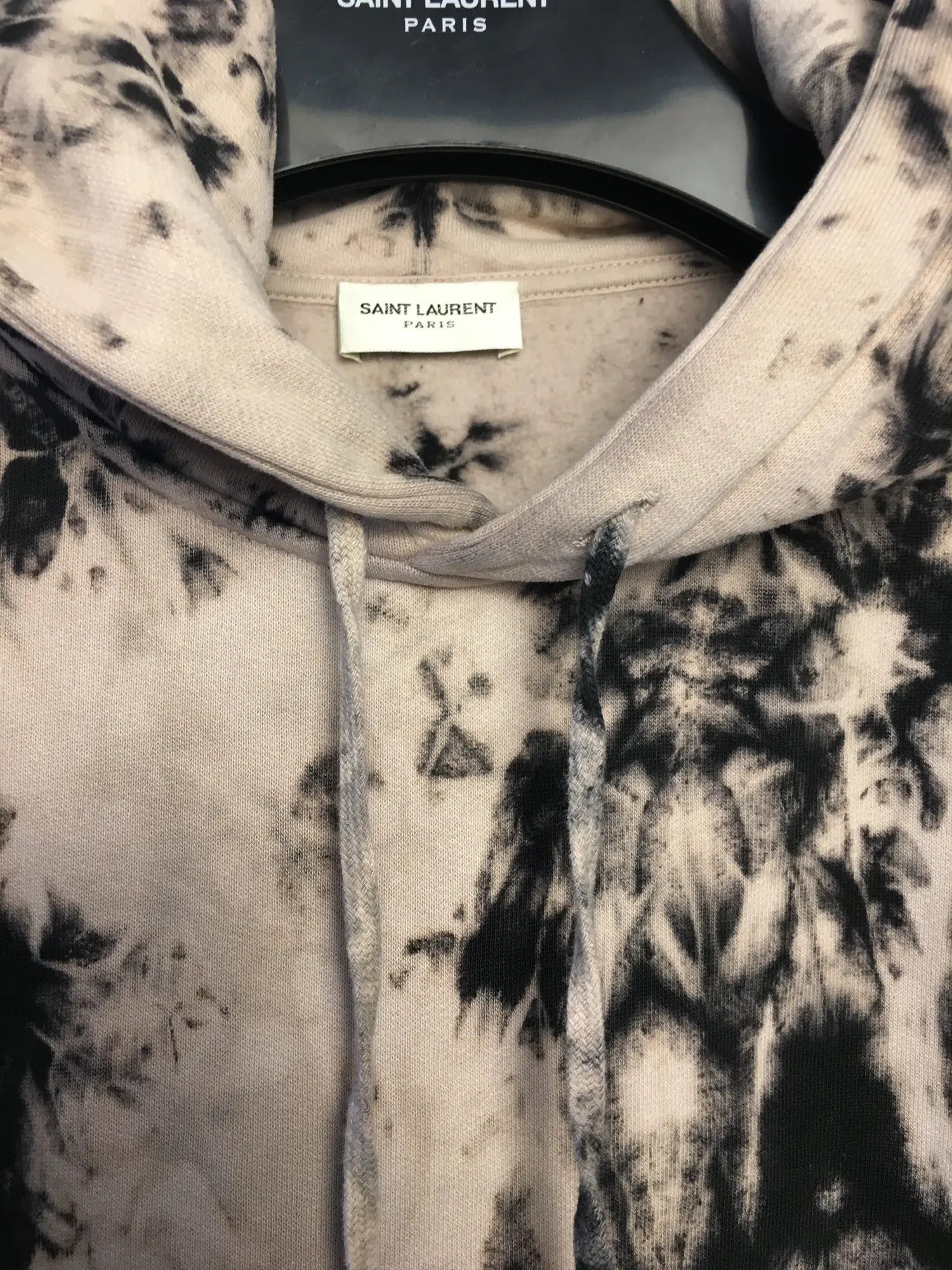 Saint Laurent Paris SS'21 Hoodie Tie-Dye Size US M / EU 48-50 / 2 - 3 Thumbnail