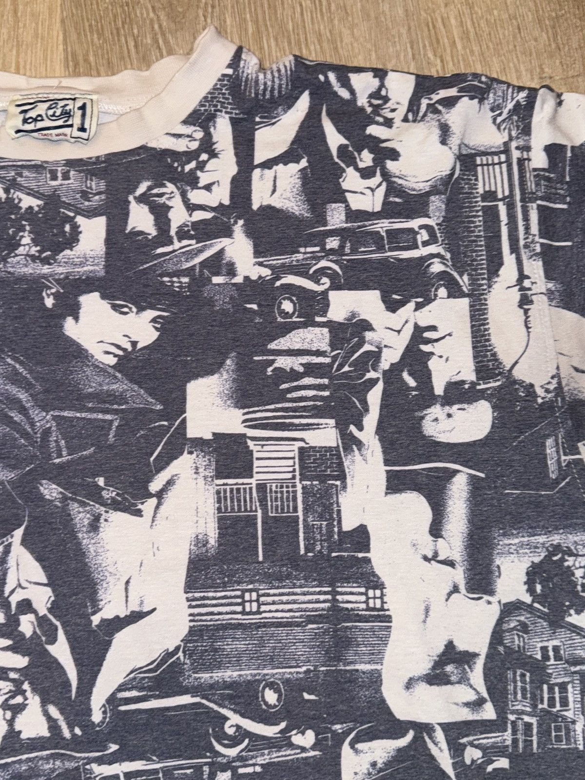 Other Vintage Film Noir Collage T-Shirt All Over Print Photo Art L Size US L / EU 52-54 / 3 - 6 Thumbnail