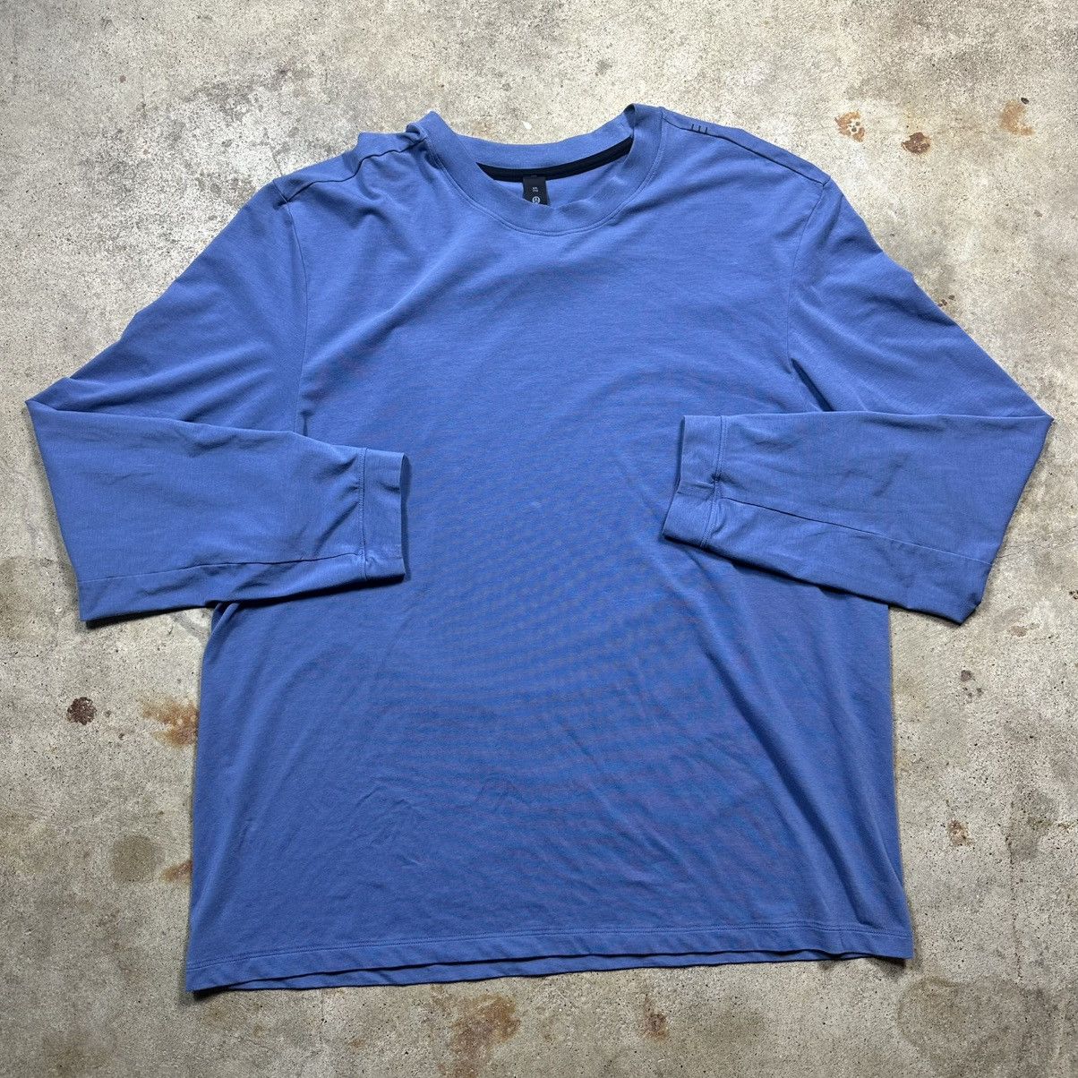 Lululemon Blue Lululemon Long Sleeve Athletic Long Sleeve Shirt Size US XXL / EU 58 / 5 - 1 Thumbnail