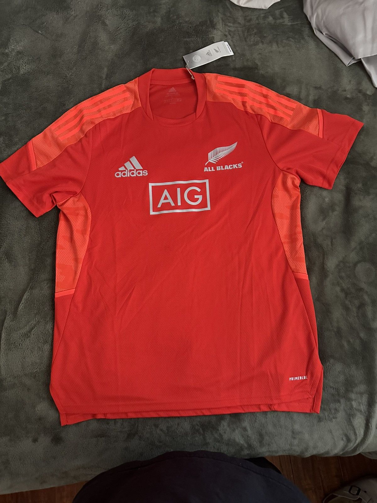 Adidas × All Blacks adidas All Blacks Training Jersey Mens - New Zealand Rugby Size US L / EU 52-54 / 3 - 1 Thumbnail