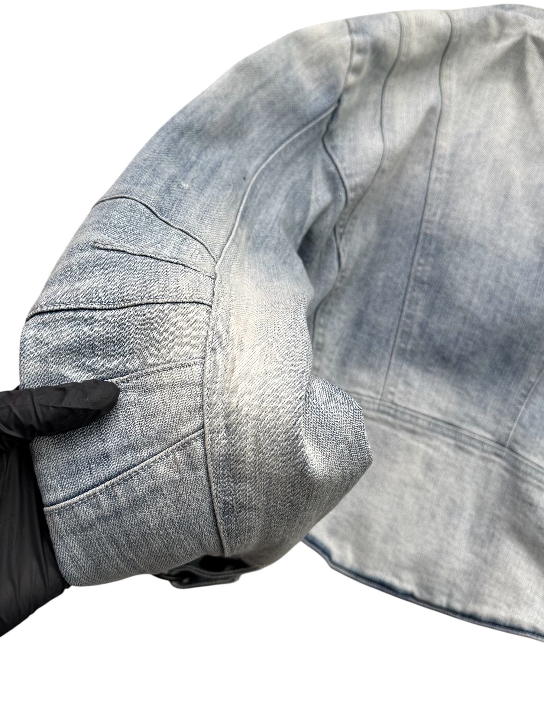DENHAM Denham Cropped Denim Jacket With Straps M37(E19)(D15)(V12) Size M / US 6-8 / IT 42-44 - 8 Thumbnail