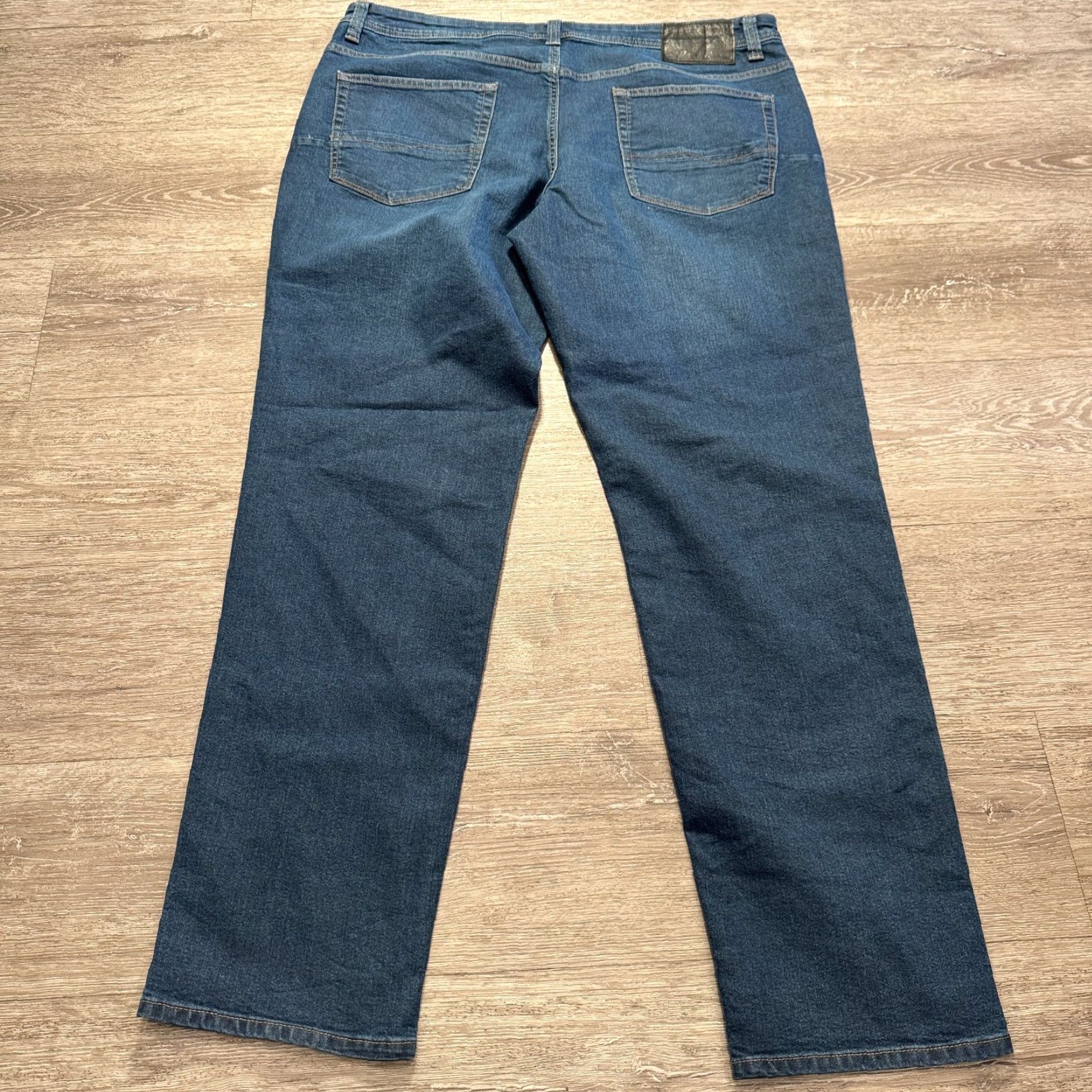 Robert Graham Robert Graham Jeans Mens 38 Denim Dark Wash 5-Pocket Java Blue 34in Inseam Slim Straight Wool? Size US 38 / EU 54 - 5 Thumbnail