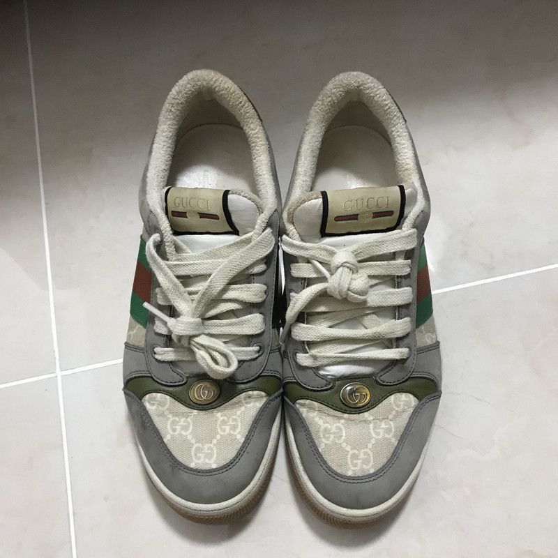 Gucci Gucci Screener Low-Top Sneakers in Gray - Size US 8 / EU 41 - 2 Thumbnail