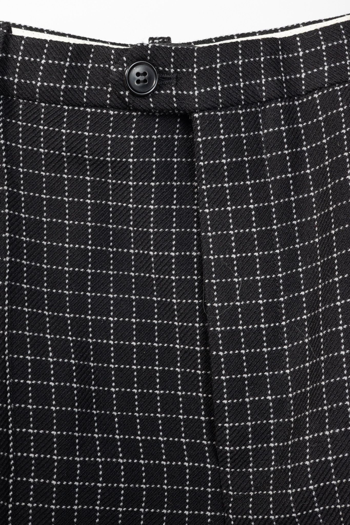 Isabel Marant Isabel Marant Lola Black Checked Wool Cropped Trousers Size 30" / US 8 / IT 44 - 8 Thumbnail