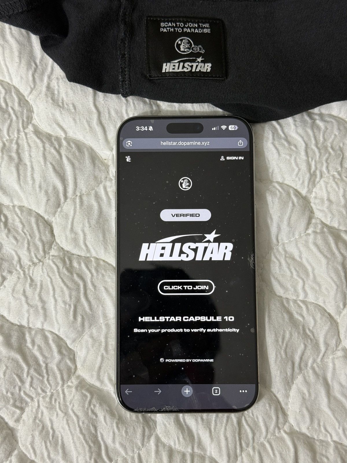 HELLSTAR Hellstar Logo T Shirt Size US M / EU 48-50 / 2 - 8 Thumbnail