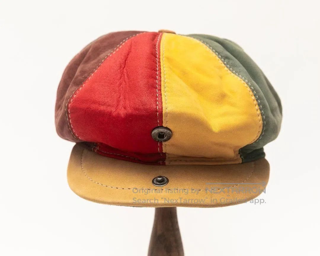 Other COLUMBUS BAY Kangaroo Leather Newsboy Cap. Size ONE SIZE - 4 Thumbnail