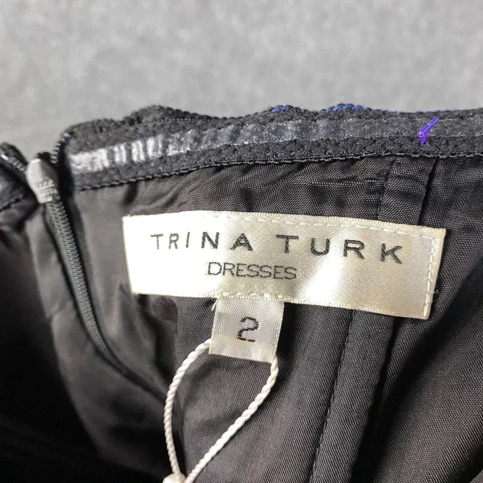Trina Turk Trina Turk Mini Dress Women's Size 2 Striped Cotton Blend Size XS / US 0-2 / IT 36-38 - 8 Thumbnail