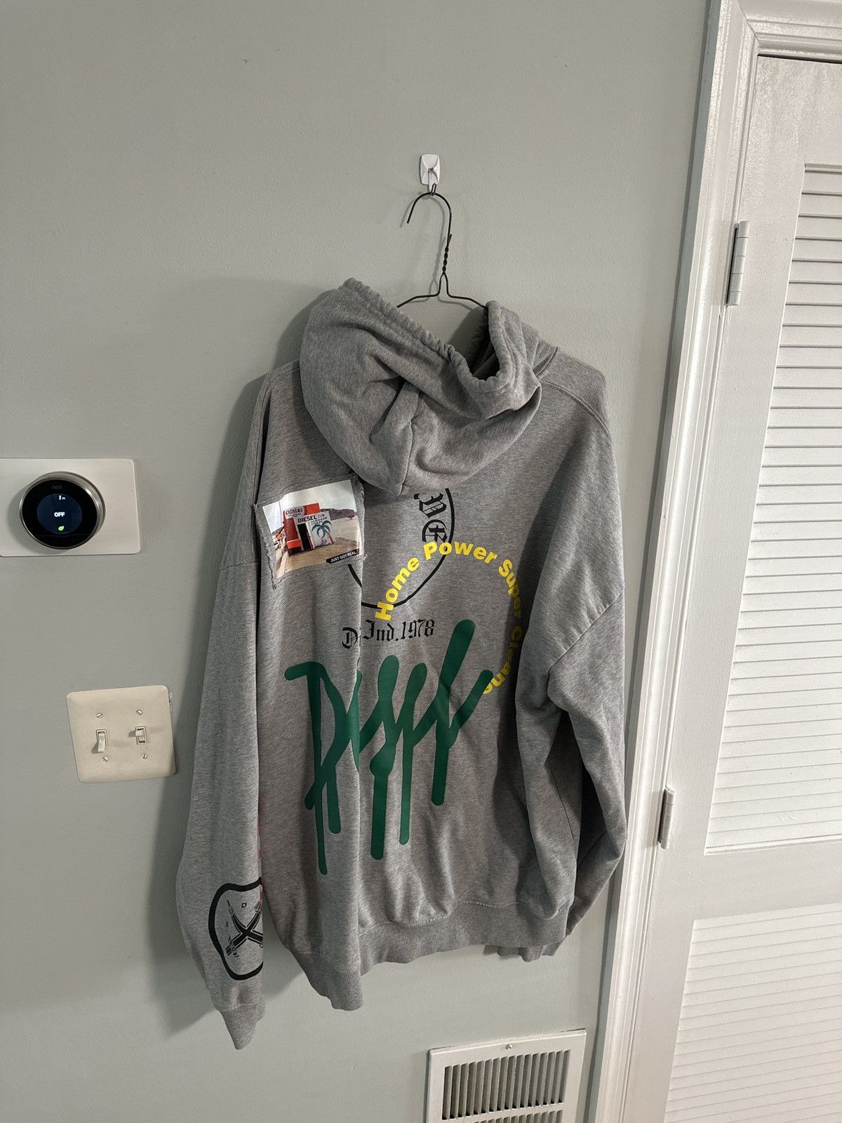 Diesel Grey Diesel INUTILITY Hoodie Size US XXL / EU 58 / 5 - 4 Thumbnail