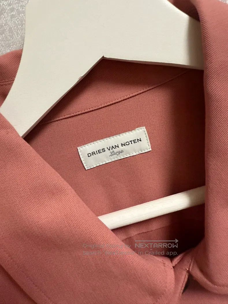 Dries Van Noten Dries Van Noten Salmon-colored long-sleeved shirt Size M / US 6-8 / IT 42-44 - 3 Thumbnail