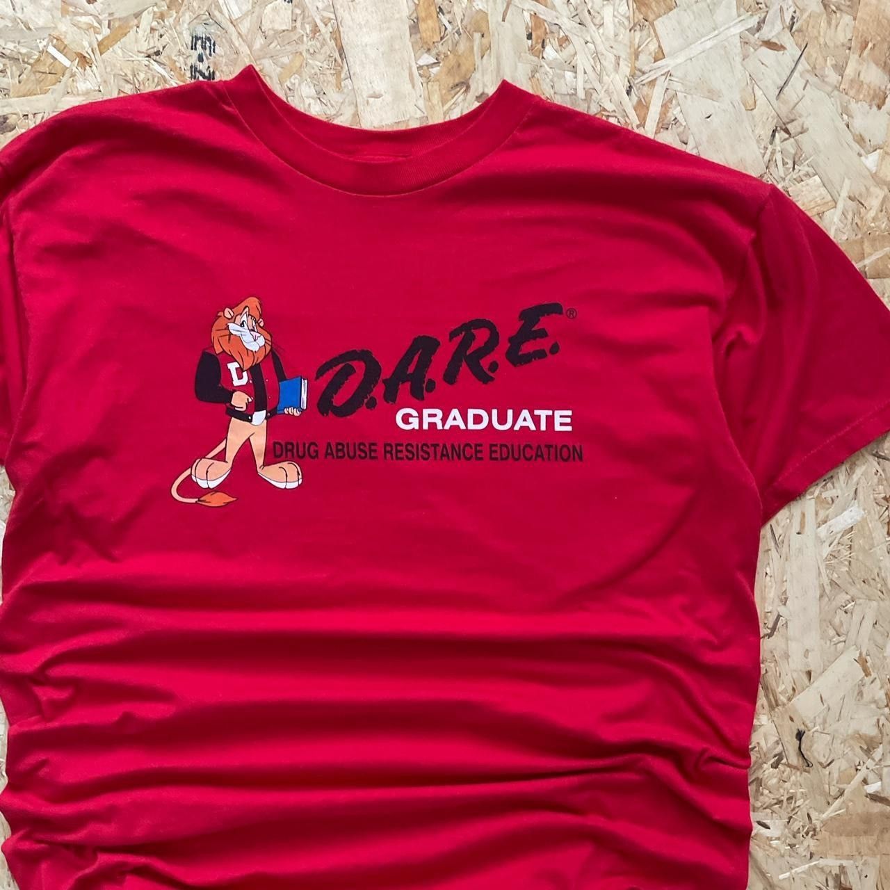 Vintage Vintage 90s Dare Drug T Shirt Size US XL / EU 56 / 4 - 2 Thumbnail