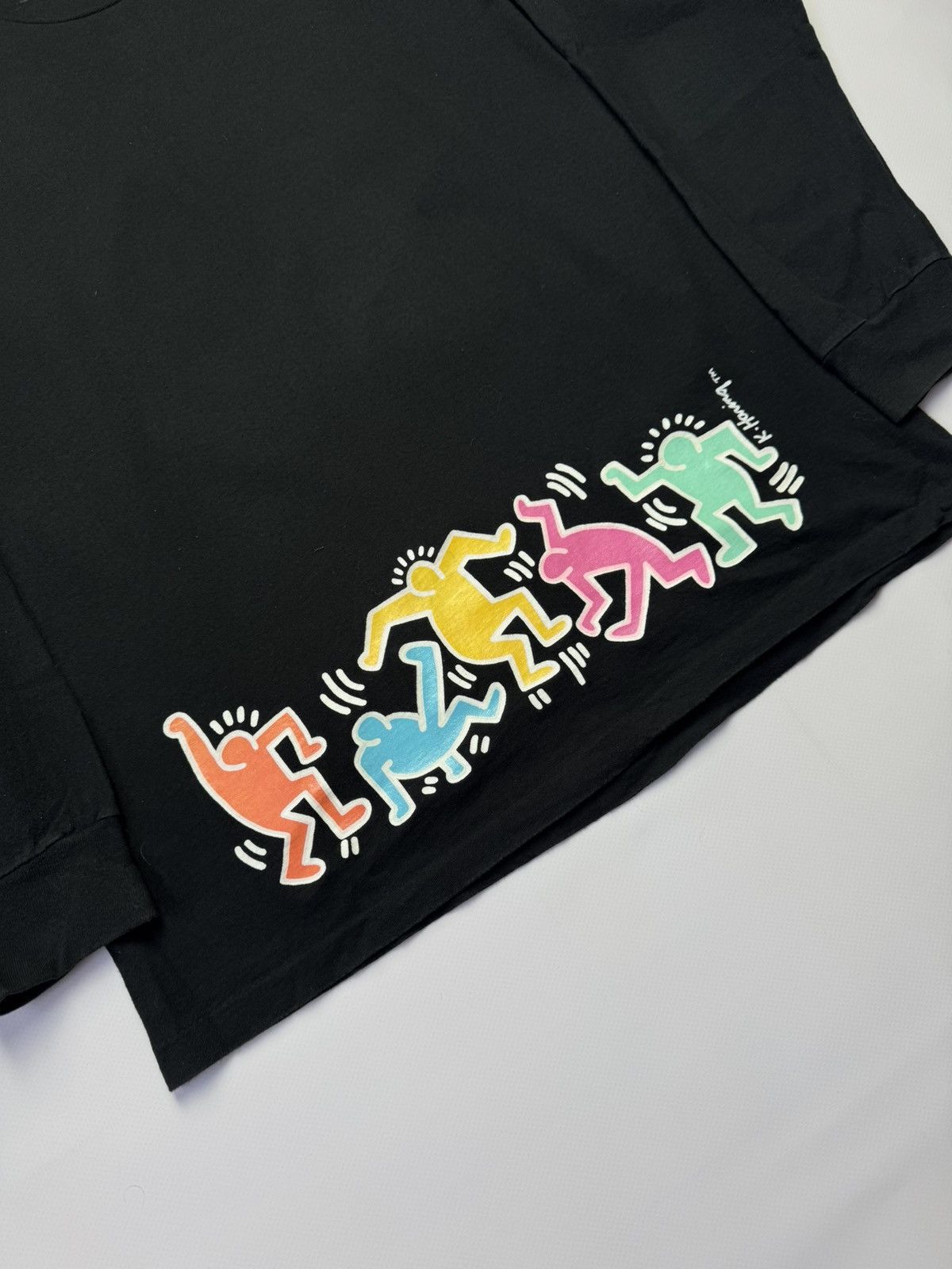 Keith Haring Vintage Keith Haring "Pop Shop" Long Sleeve Tee Size US XL / EU 56 / 4 - 2 Thumbnail