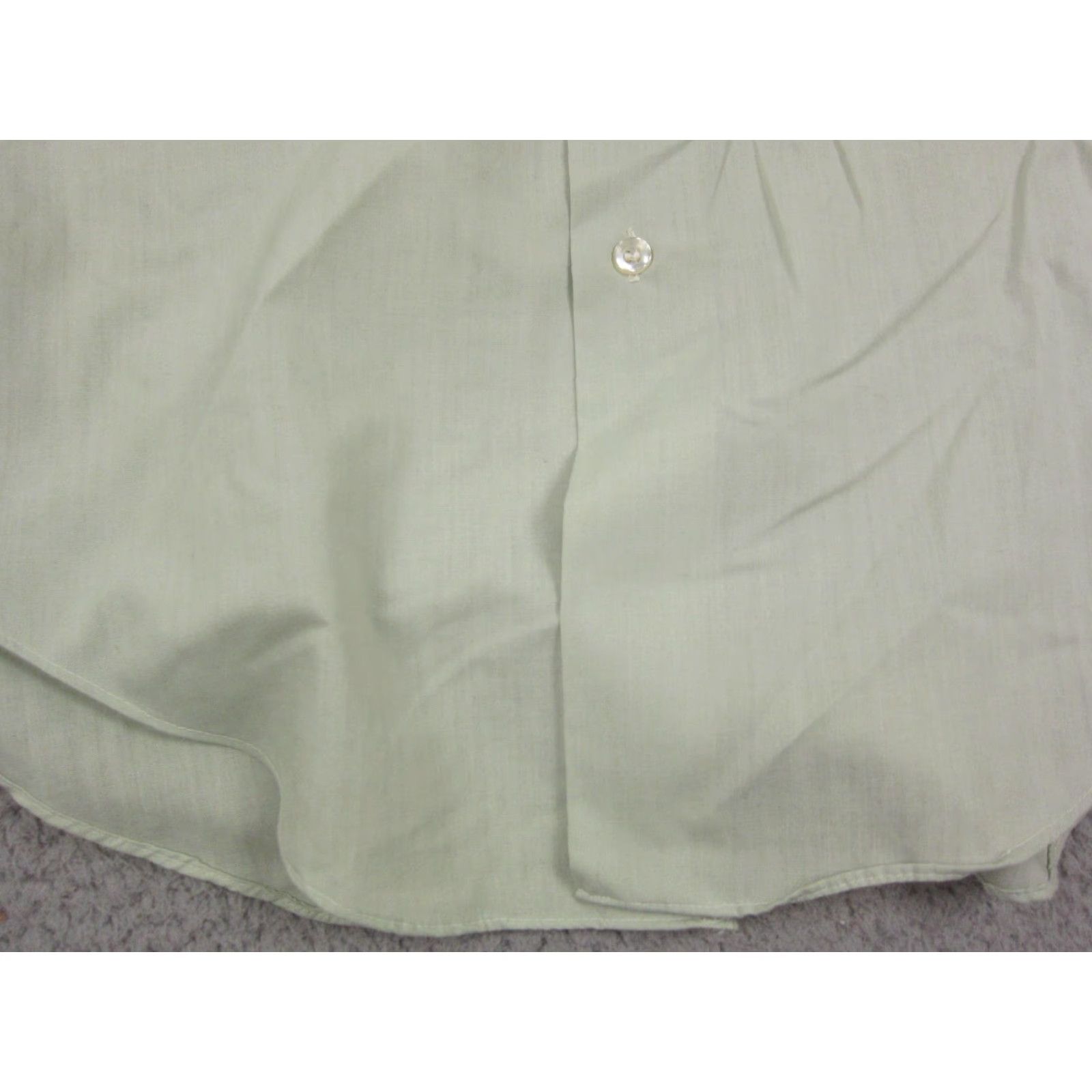 Vintage VINTAGE Brent Shirt Mens 15 Green 60s 50s Made in Japan Disco Leisure Shirt Size US M / EU 48-50 / 2 - 7 Thumbnail