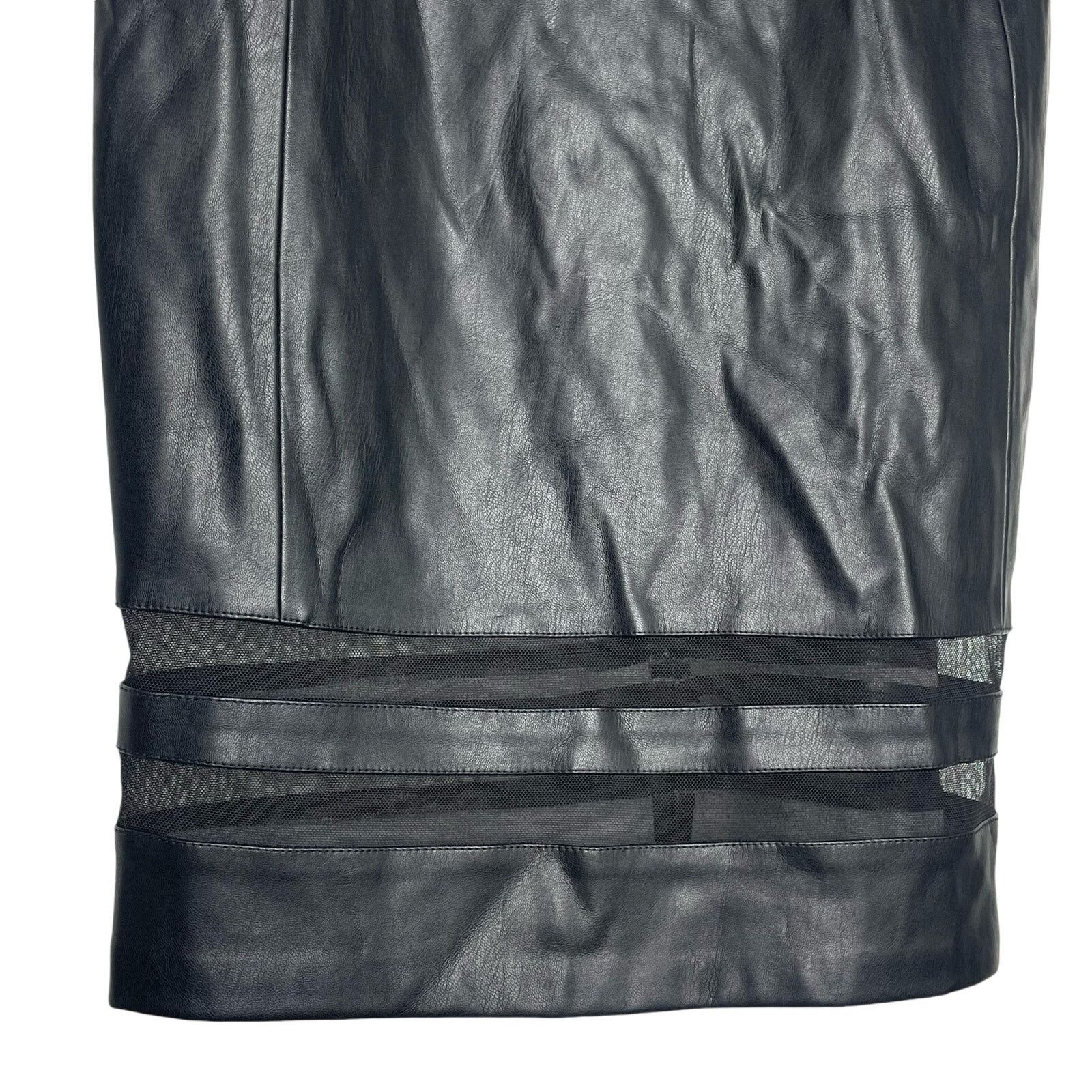 Calvin Klein NWT Calvin Klein Faux Leather Dress Size S / US 4 / IT 40 - 11 Thumbnail