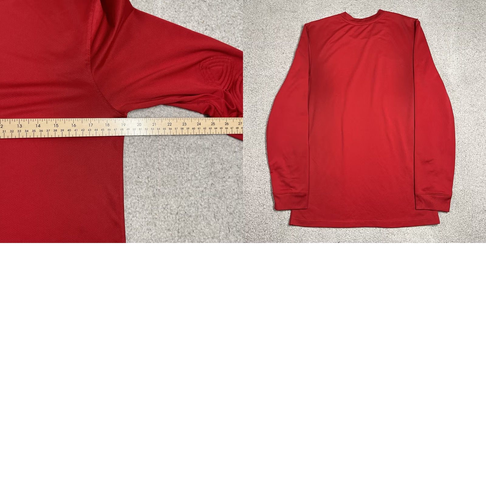 Nike Nike Jersey Mens Small Red Long Sleeve Padded Elbow Goalkeeper Park IV Size US S / EU 44-46 / 1 - 9 Thumbnail