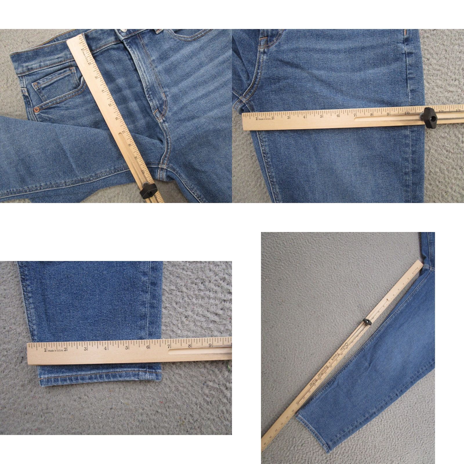 American Eagle Outfitters American Eagle Outfitters Jeans Stretch Blue Denim High Rise Mom Size 6 Short Medium Wash Womens 90s Style Size 28" / US 6 / IT 42 - 8 Thumbnail