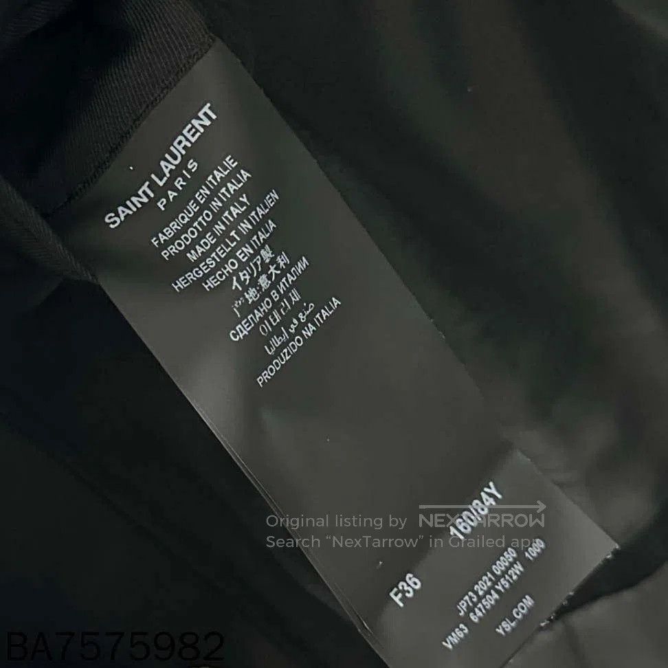 Saint Laurent Paris Black Saint Laurent Double-Breasted Blazer. Size XS / US 0-2 / IT 36-38 - 5 Thumbnail