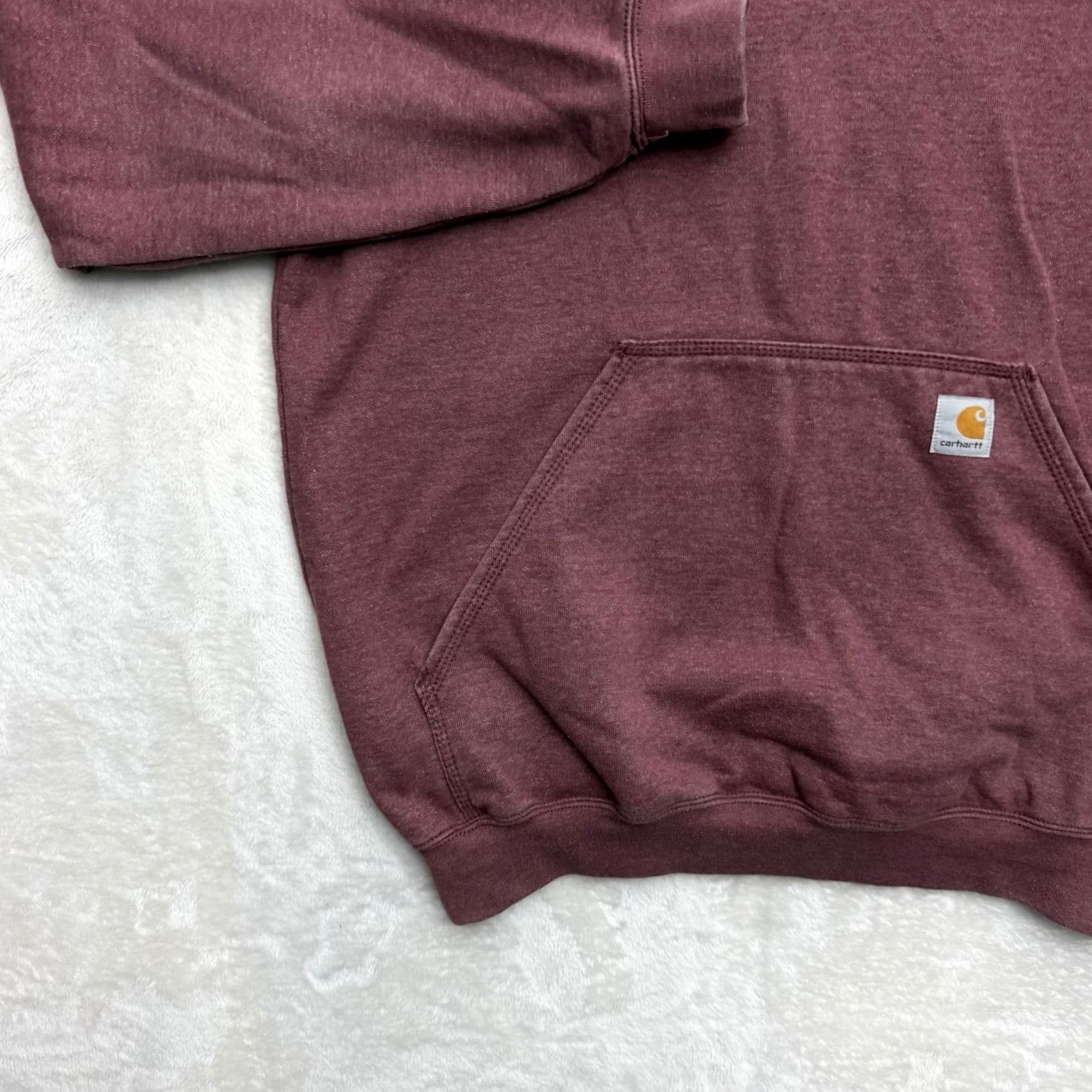 Carhartt Carhartt Hoodie Mens M Red Pullover Fleece Logo Graphic Print Sleeve Sweatshirt Size US M / EU 48-50 / 2 - 7 Thumbnail