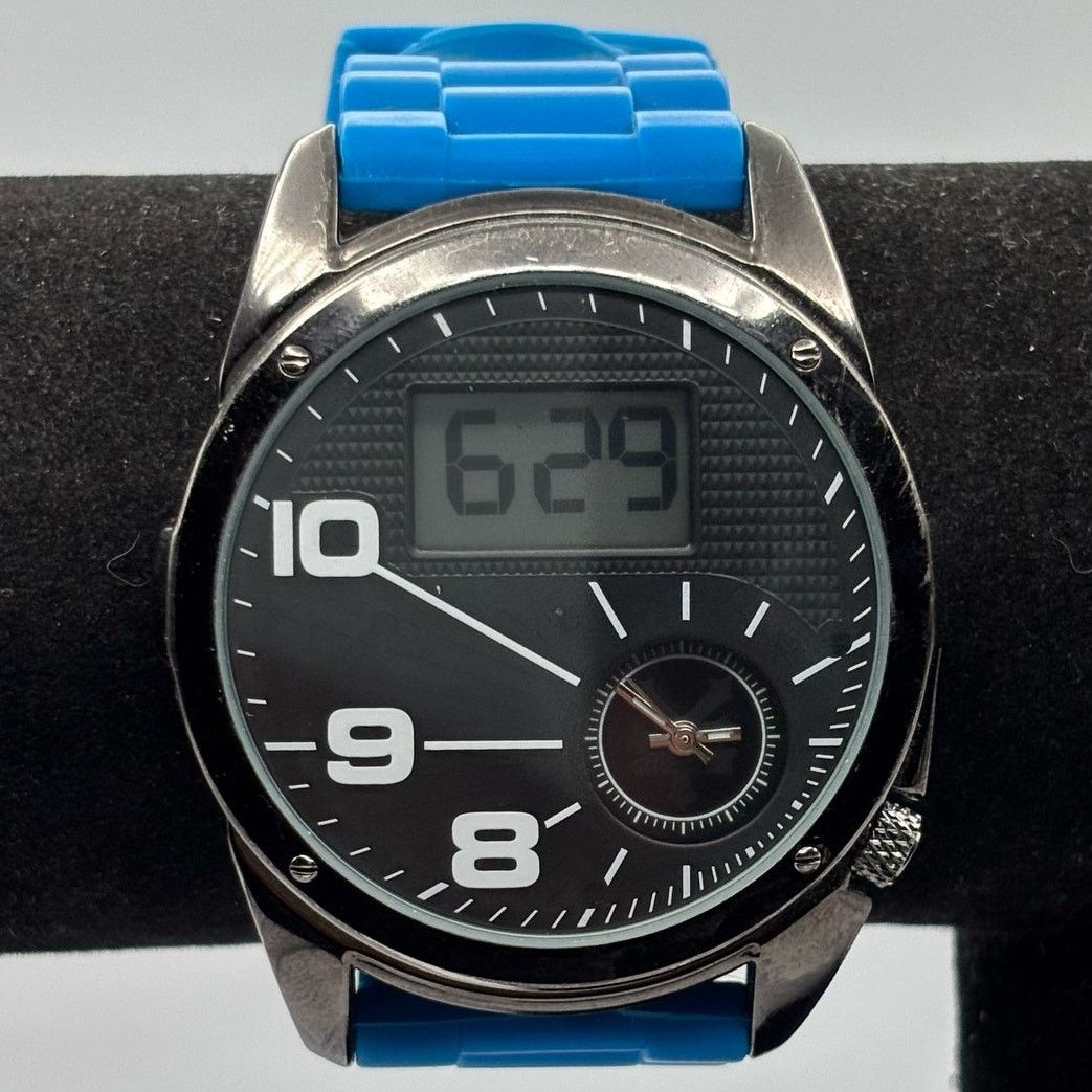Blue Digital & Analog Men's Watch