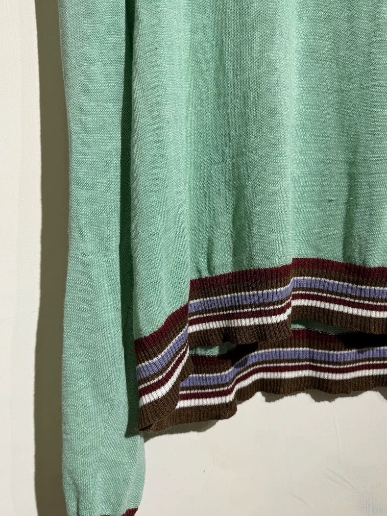 Kiko Kostadinov Kiko Kostadinov 23SS Ria Henley Knit Mint Green Size US L / EU 52-54 / 3 - 3 Thumbnail