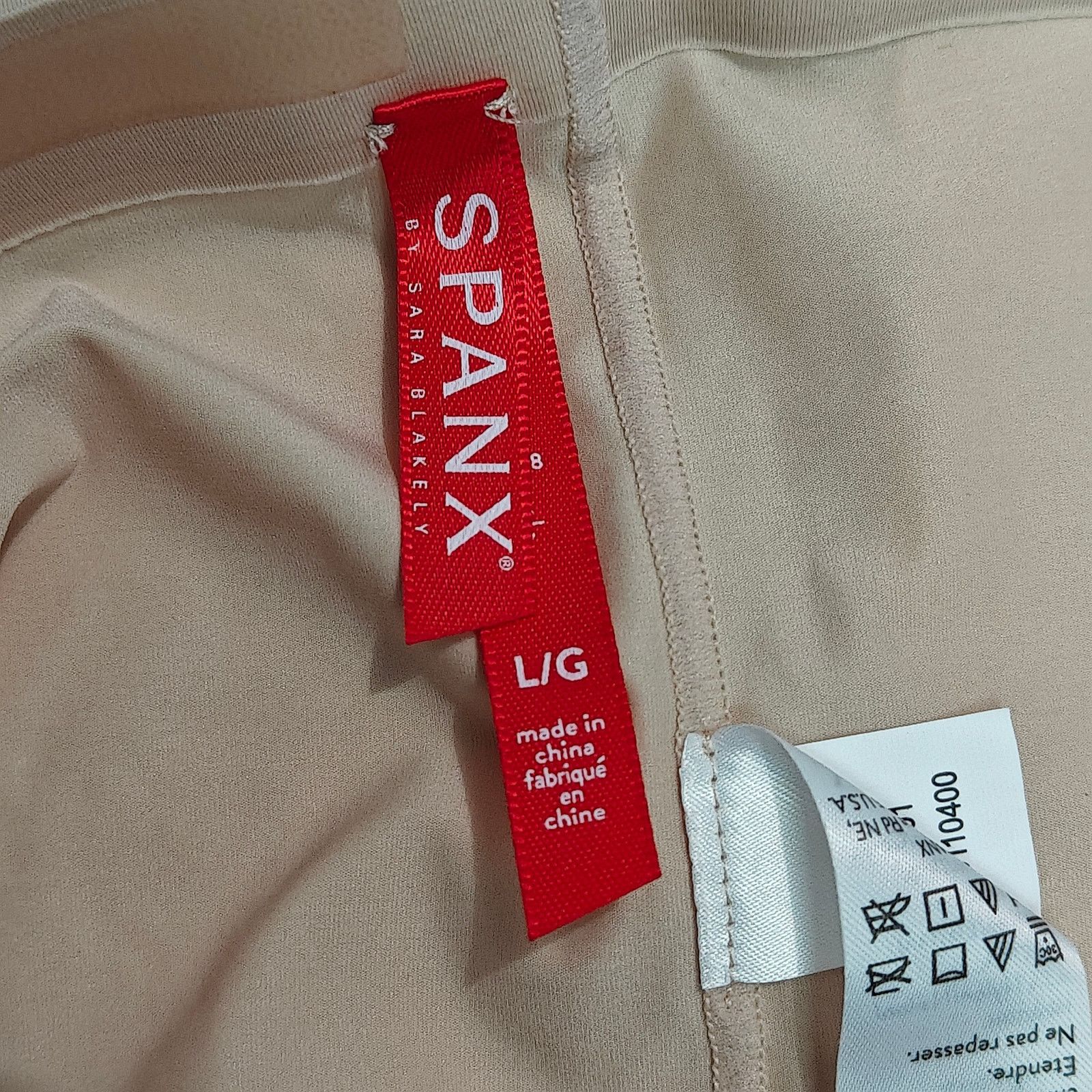 Spanx Spanx Thinstincts High-Waisted Mid-Thigh Short Large Beige Size ONE SIZE - 4 Thumbnail