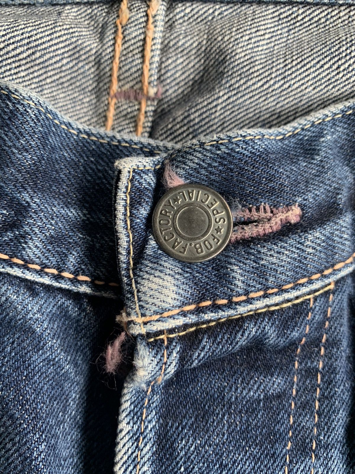 Kapital FOB Factory Selvedge Button Fly Japanese Denim Size US 30 / EU 46 - 16 Thumbnail