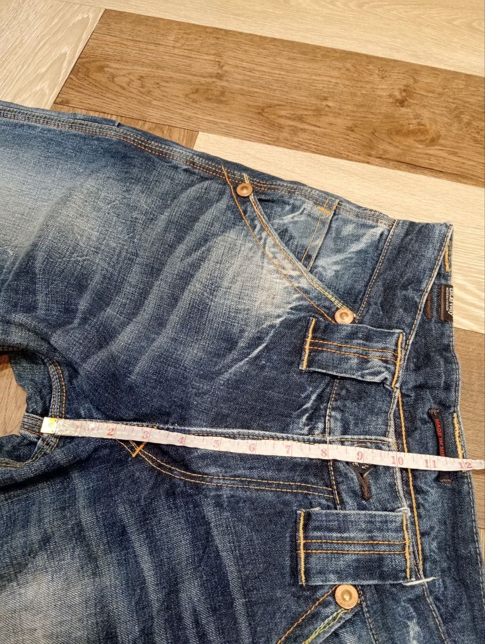 Japanese Brand BLUEWAY JAPAN UNION MADE MODERN VINTAGE WIDE BAGGY DENIM Size US 30 / EU 46 - 15 Thumbnail