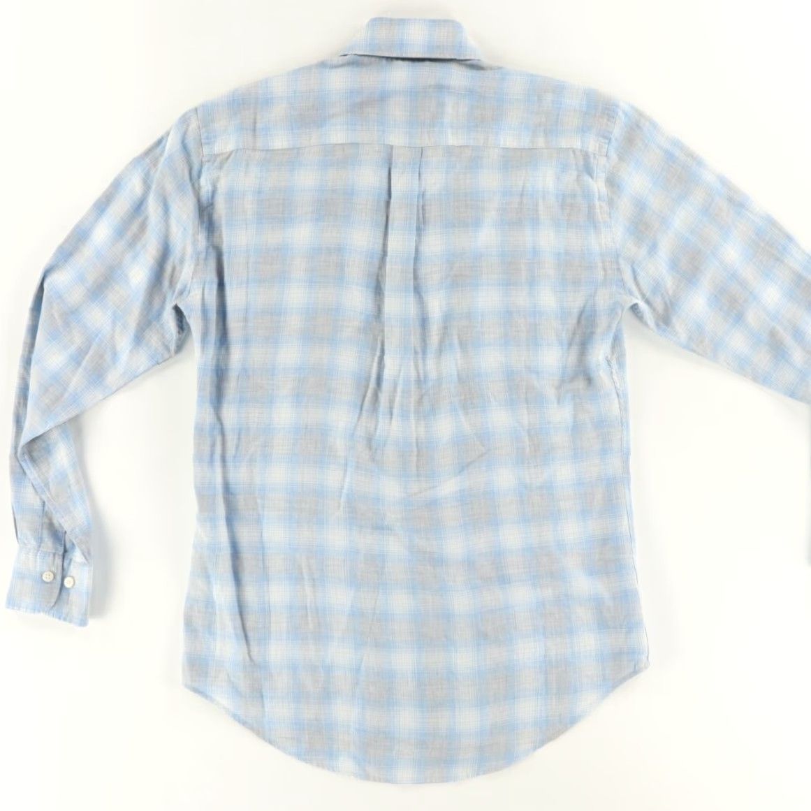 Peter Millar VINTAGE Peter Millar Merrit Sport Plaid Long Sleeve Button Up Shirt Gray Men's S Size US S / EU 44-46 / 1 - 4 Thumbnail