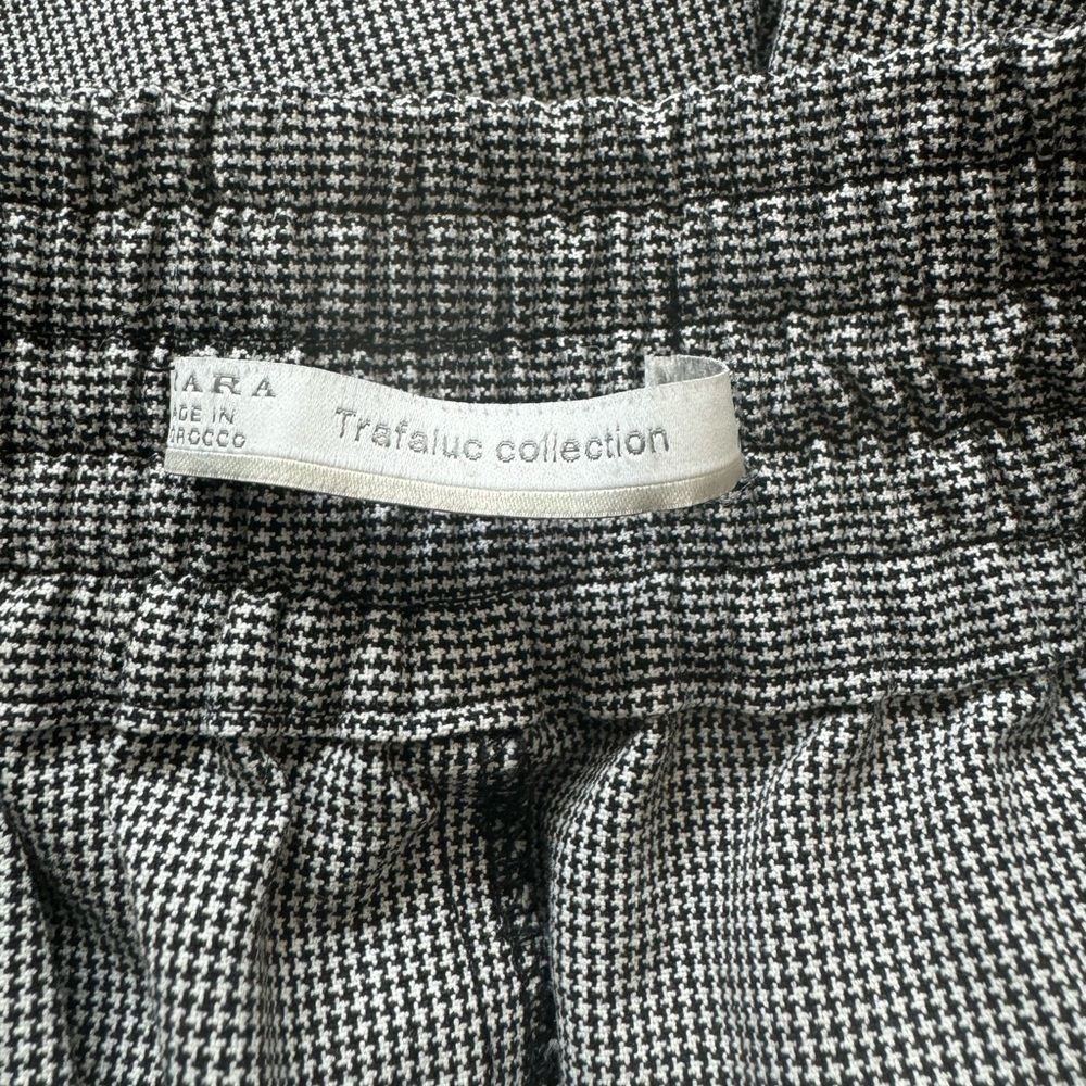 Zara Zara Trafaluc Collection SZ M high waisted wide leg pants Size 30" / US 8 / IT 44 - 3 Thumbnail