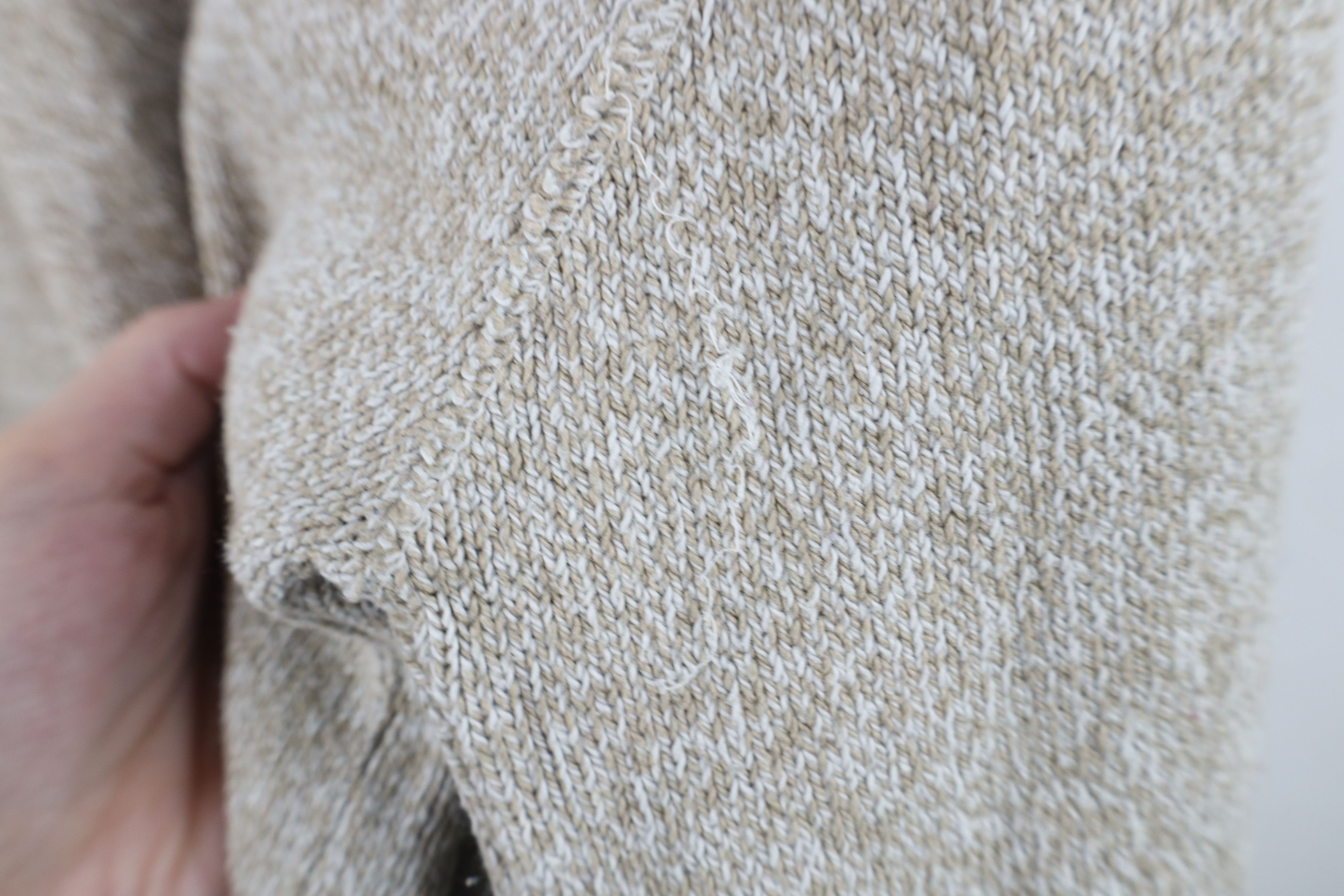 Woolrich Woolen Mills Vintage 90s Woolrich Cotton Knit Crewneck Sweater Beige USA Size US L / EU 52-54 / 3 - 7 Thumbnail