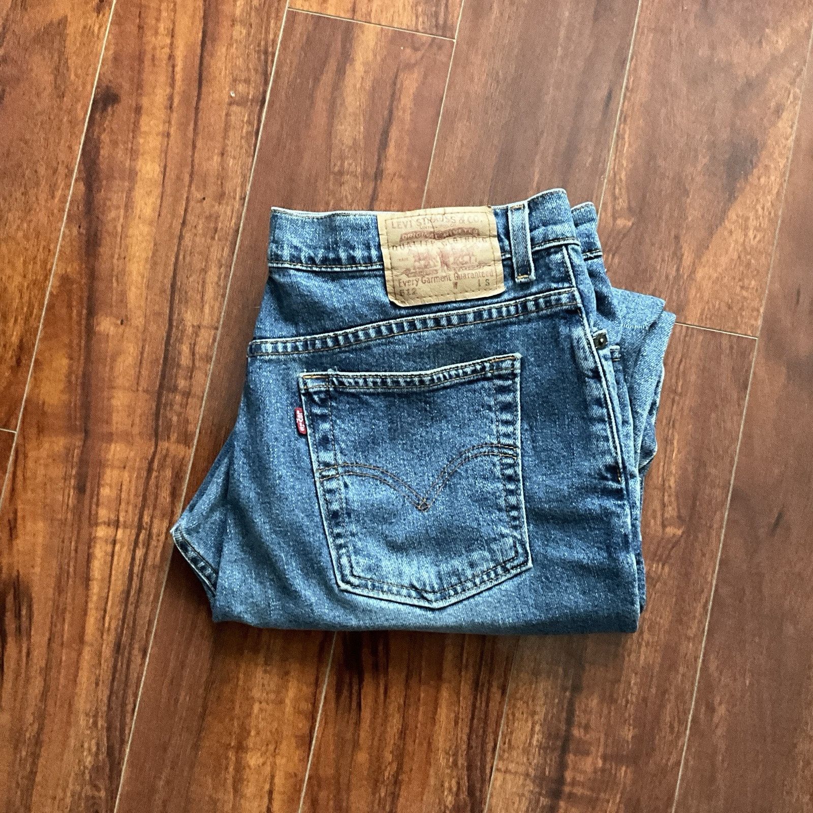 Levi's Levi's 512 Tapered Leg Stretch Jeans Size 14 M 34x31 Size 36" / US 14 / IT 50 - 3 Thumbnail