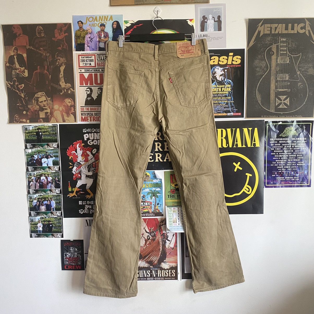 Levi's Vintage Levi’s 517 Y2k Flare Chino Pants Size US 34 / EU 50 - 10 Thumbnail