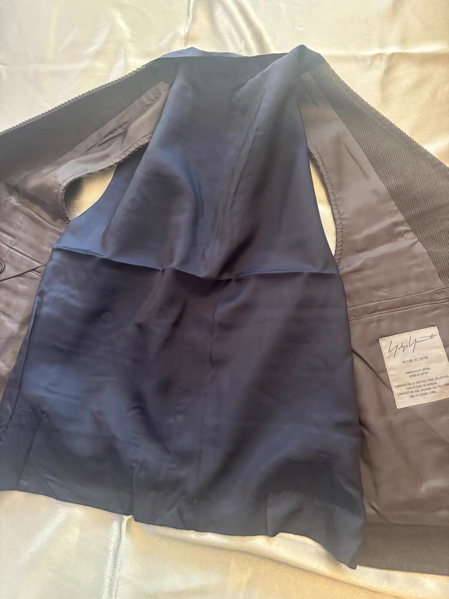 Yohji Yamamoto yohji yamamoto pourhomme Moss Corduroy Hunting Vest K11 Size US M / EU 48-50 / 2 - 4 Thumbnail