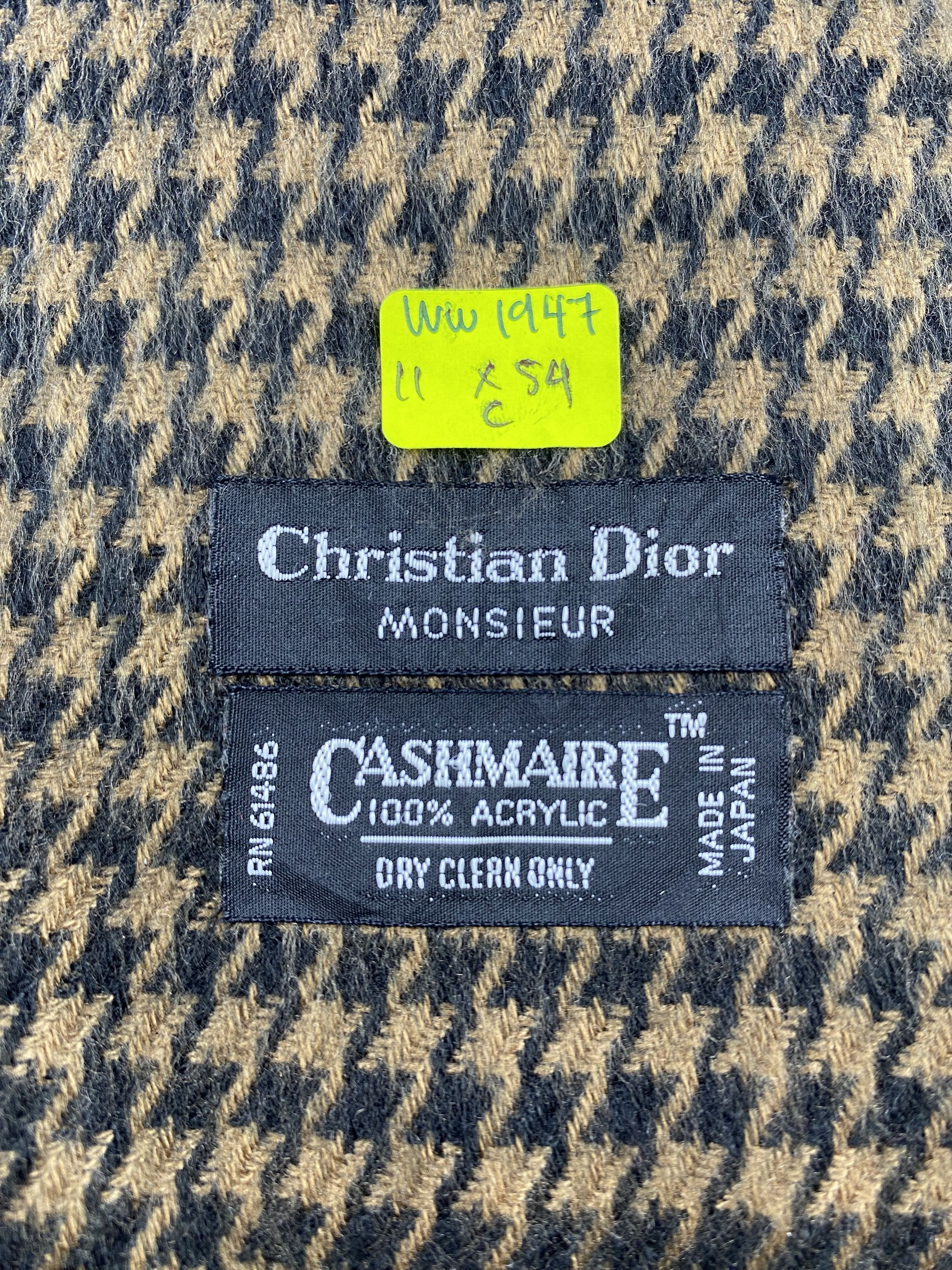 Vintage Christian Dior Monsieur Scarf / Muffler / Neckwear - WW1947 Size ONE SIZE - 5 Thumbnail