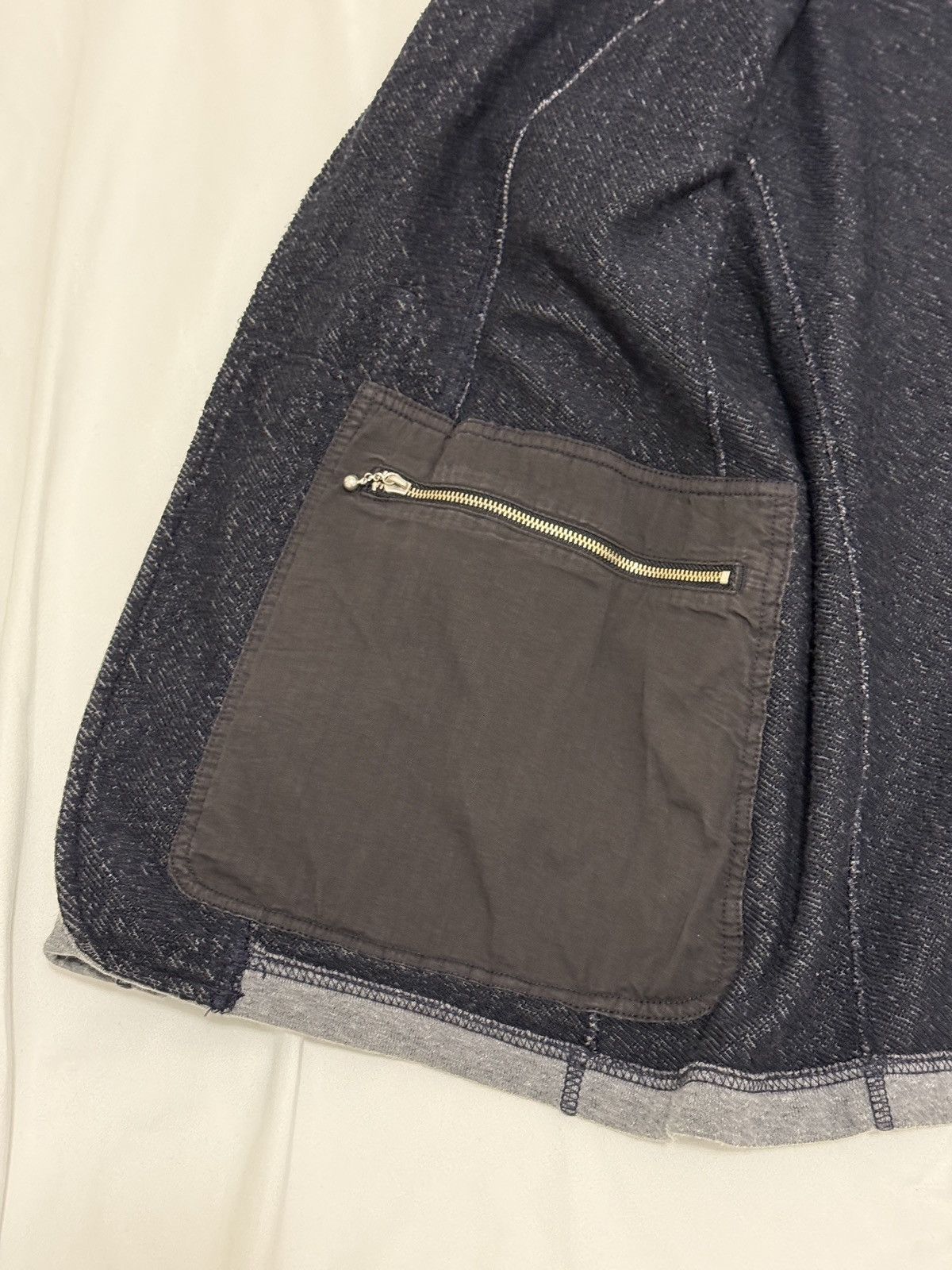 Comme des Garcons Homme Plus French Terry Exposed Stitch Jacket - Sz S Size US S / EU 44-46 / 1 - 5 Thumbnail