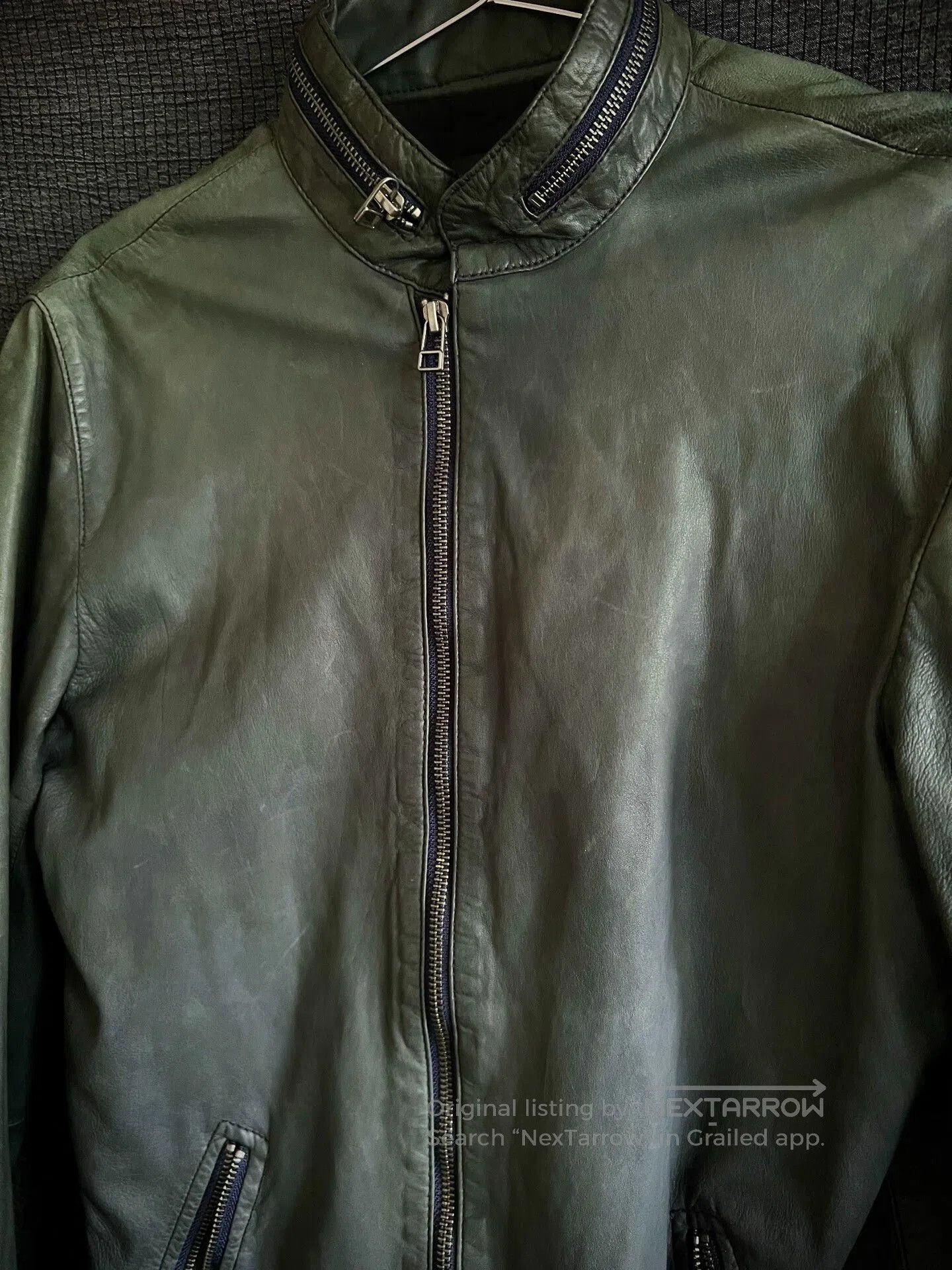 Rick Owens Avant-Garde Black Leather Jacket. Size US M / EU 48-50 / 2 - 2 Thumbnail