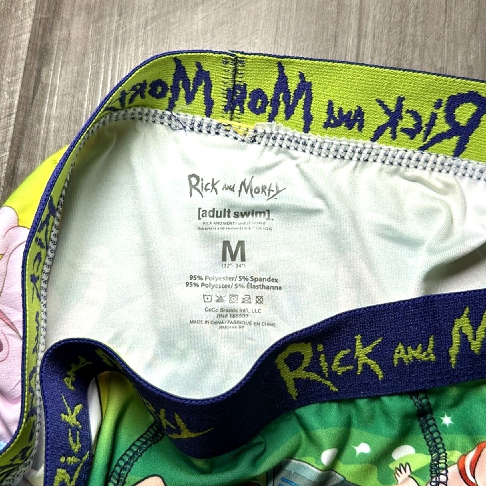 Vintage Rick & Morty Boxer Brief and Sock Combo Set - Medium Men Underwear Blue NWOT Boxer Briefs Socks Regular Size M Size 40R - 4 Thumbnail