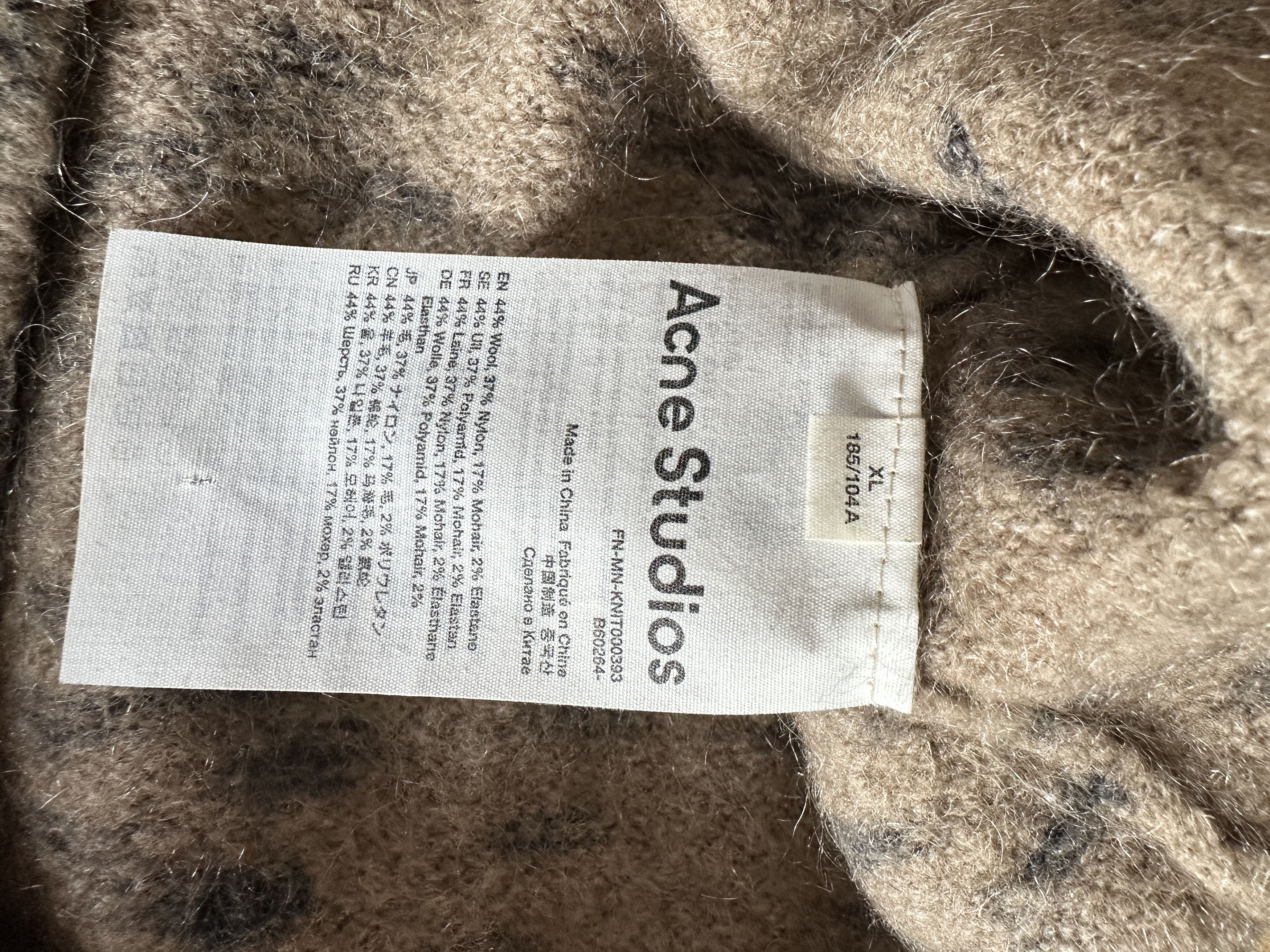 Acne Studios Acne Studios Brushed Wool Sweater Size US L / EU 52-54 / 3 - 4 Thumbnail