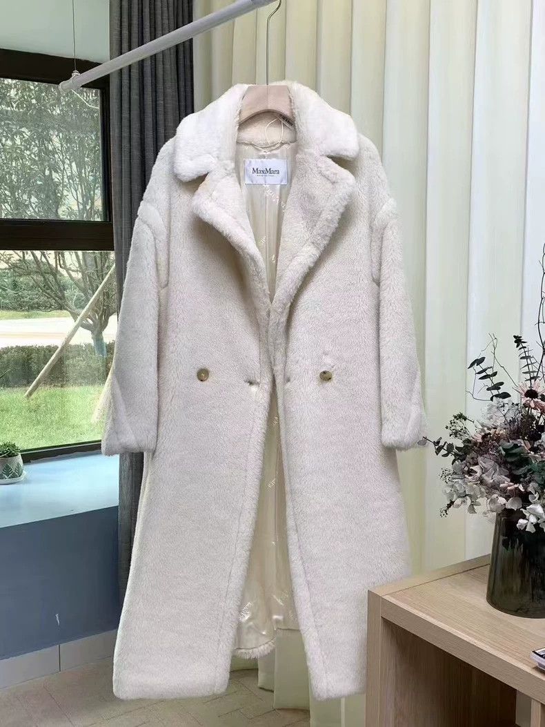 Max Mara Max Mara White teddy bear coat Size S / US 4 / IT 40 - 6 Thumbnail