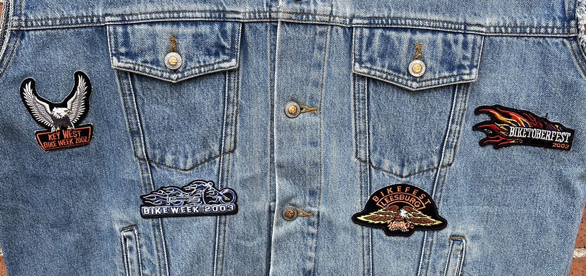 Arizona Jean Co. Vintage 90s Arizona Jeans Big Ring Denim Vest W Motorcycle Size US XXL / EU 58 / 5 - 3 Thumbnail